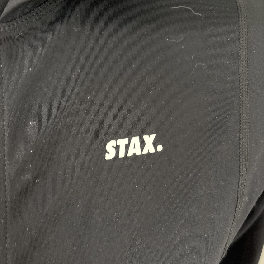 Stax Jacket Womens Large Full Zip Long Sleeve Thumbholes Athletic Lightweight - Picture 2 of 5